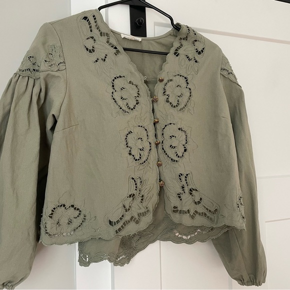 ShopDahl Ambrose Top - Green - Picture 1 of 2